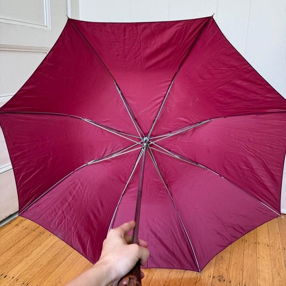 Unbranded Burgundy Umbrella - Picture 3 of 8